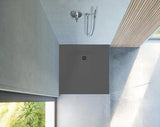 DURAVIT Kopfbrause D300 Rain Schwarz Matt – 300 mm, rund, Antikalk, Wand- & Deckenmontage
