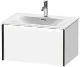 Duravit Waschtischunterbau XVIU 710x397x480mm Nussbaum Mitte – Wandhängend für Viu 234473