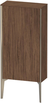 Duravit Halbhochschrank XViu 890x500x240 mm Nussbaum Dunkel Matt – Wandhängend, 1 Tür, Push-Open