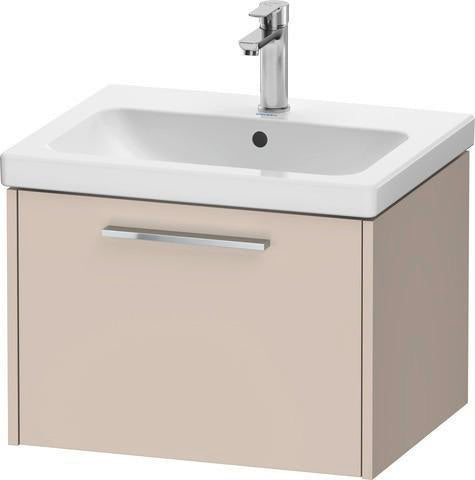 Duravit D-Code 2.0 Waschtischunterbau 584 mm Weiß Matt mit Auszug und Chromgriff