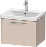 Duravit D-Code 2.0 Waschtischunterbau 584 mm Weiß Matt mit Auszug und Chromgriff