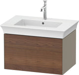 DURAVIT White Tulip Waschtischunterbau 684 mm – 1 Auszug, Tip-On, LED-Innenbeleuchtung, graphit seidenmatt