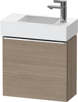 Duravit D-Neo Waschtischunterbau 484 mm Eiche Terra Matt, 1 Tür rechts, wandhängend