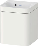 Duravit Happy D.2 c-bonded Waschtischset 400x360x480 mm mit MWT, 1 Tür rechts, Taupe