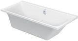 Duravit P3 Comforts Einbau-Badewanne 1600x700 mm Weiß, rechte Ausführung, 1 Rückenschräge