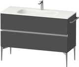 DURAVIT Sivida Waschtischunterbau 1210 mm Eiche mit 2 Schubkästen und Soft-Close