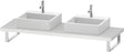 Duravit DuraStyle Konsole 2 Ausschnitte 45x550x800-2000 mm Weiß Matt