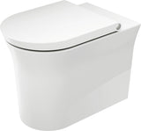 DURAVIT Stand-WC White Tulip 580 mm spülrandlos, Abgang waagerecht, weiß