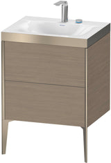 DURAVIT XViu c-bonded Set bodenstehend 480x600x610mm, 2 Auszüge, Eiche