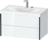 DURAVIT XViu c-bonded Waschtischset wandhängend 800x480x503mm mit 2 Schubkästen, Push-Open und Soft-Close