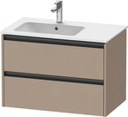 leinen / 2 Schubkästen / Waschtischunterbau