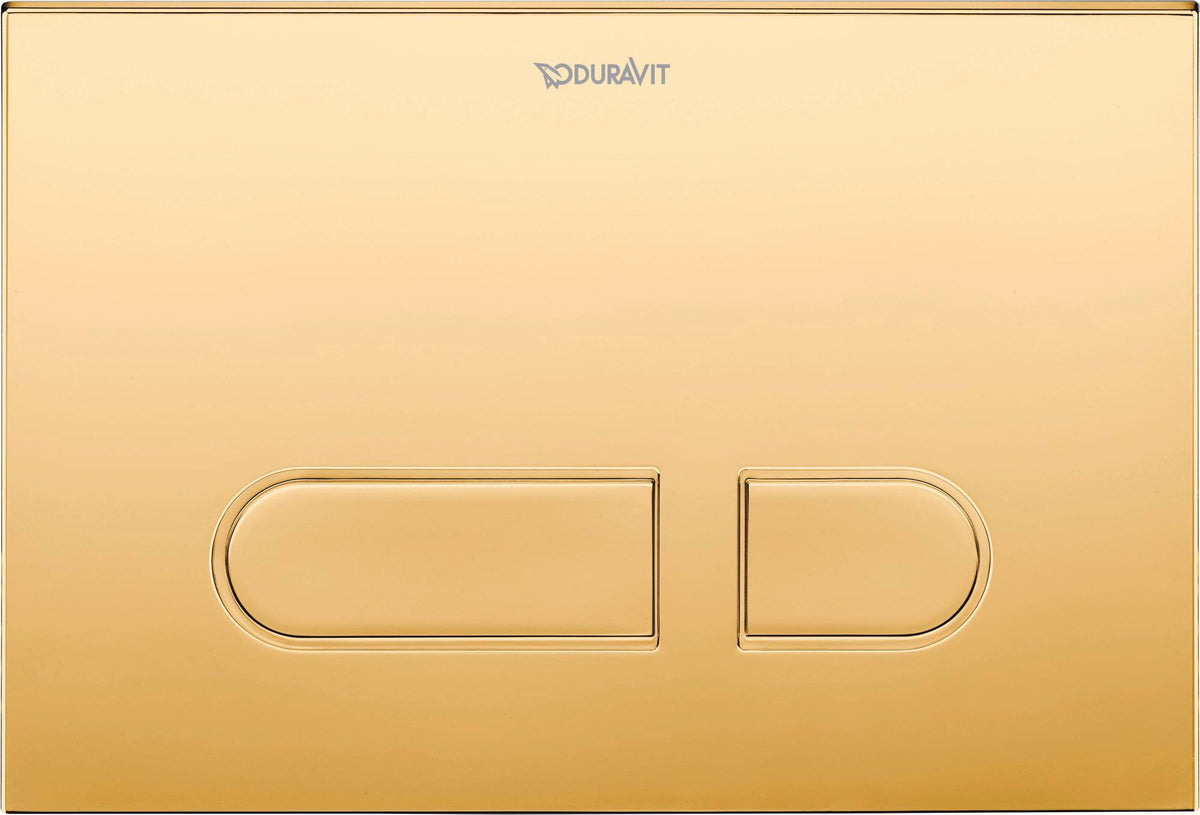 Duravit DuraSystem A1 Betätigungsplatte mechanisch WC Dual Flush Aufgesetzt Gold
