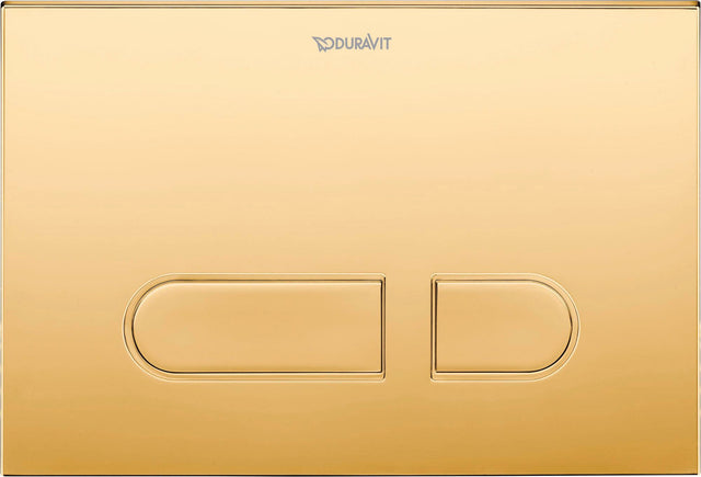 Duravit DuraSystem A1 Betätigungsplatte mechanisch WC Dual Flush Aufgesetzt Gold