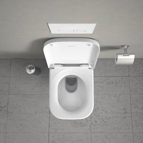 DURAVIT WC-Sitz Happy D.2 Anthrazit matt mit Absenkautomatik und Edelstahl-Scharnieren