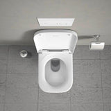DURAVIT WC-Sitz Happy D.2 Anthrazit matt mit Absenkautomatik und Edelstahl-Scharnieren