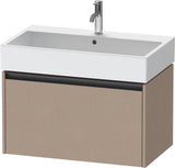 Duravit Waschtischunterbau Ketho.2 wandhängend 460x784x440mm Betongrau Matt 1 Auszug