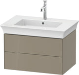 DURAVIT White Tulip Waschtischunterbau 684 mm, 2 Schubkästen, weiß seidenmatt, LED