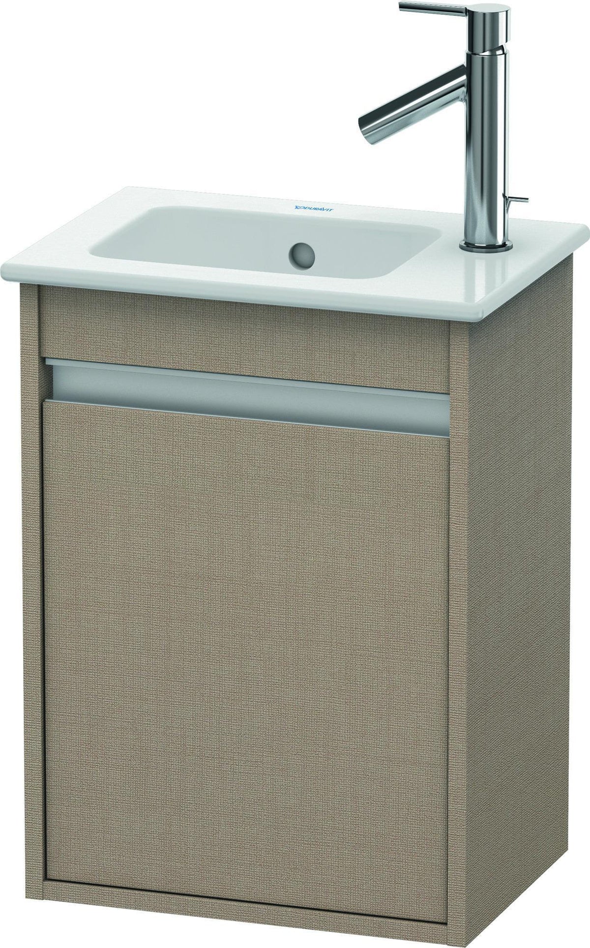 Duravit Ketho Waschtischunterbau 400 mm betongrau matt, 1 Tür links, für ME by Starck