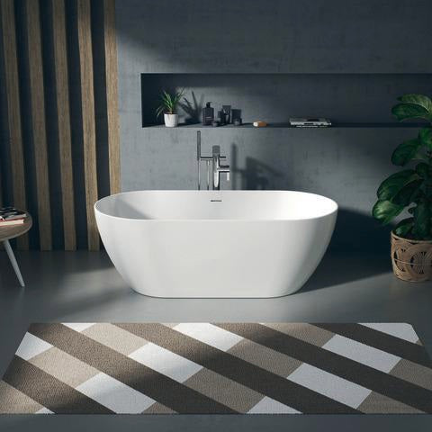 Duravit D-Neo Einhebel-Wannenmischer bodenstehend mit Keramikmischsystem in Chrom