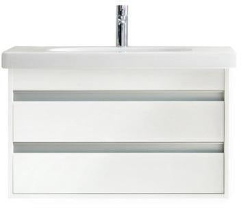 DURAVIT Waschtischunterbau Ketho wandhängend 800 mm, 2 Schubkästen, weiß matt, für D-Code 034285