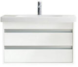DURAVIT Waschtischunterbau Ketho wandhängend 800 mm, 2 Schubkästen, weiß matt, für D-Code 034285