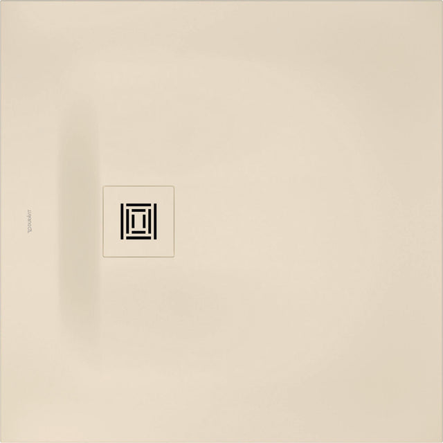 DURAVIT Sustano Duschwanne 800x800x30 Mineralguss Cream Matt – Quadratisch, Bodenbündig