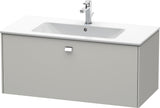 Duravit Brioso Waschtischunterbau 620 mm betongrau matt mit 1 Auszug und Soft-Close