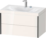 DURAVIT XViu c-bonded Waschtischset wandhängend 800x480x503mm mit 2 Schubkästen, Push-Open und Soft-Close