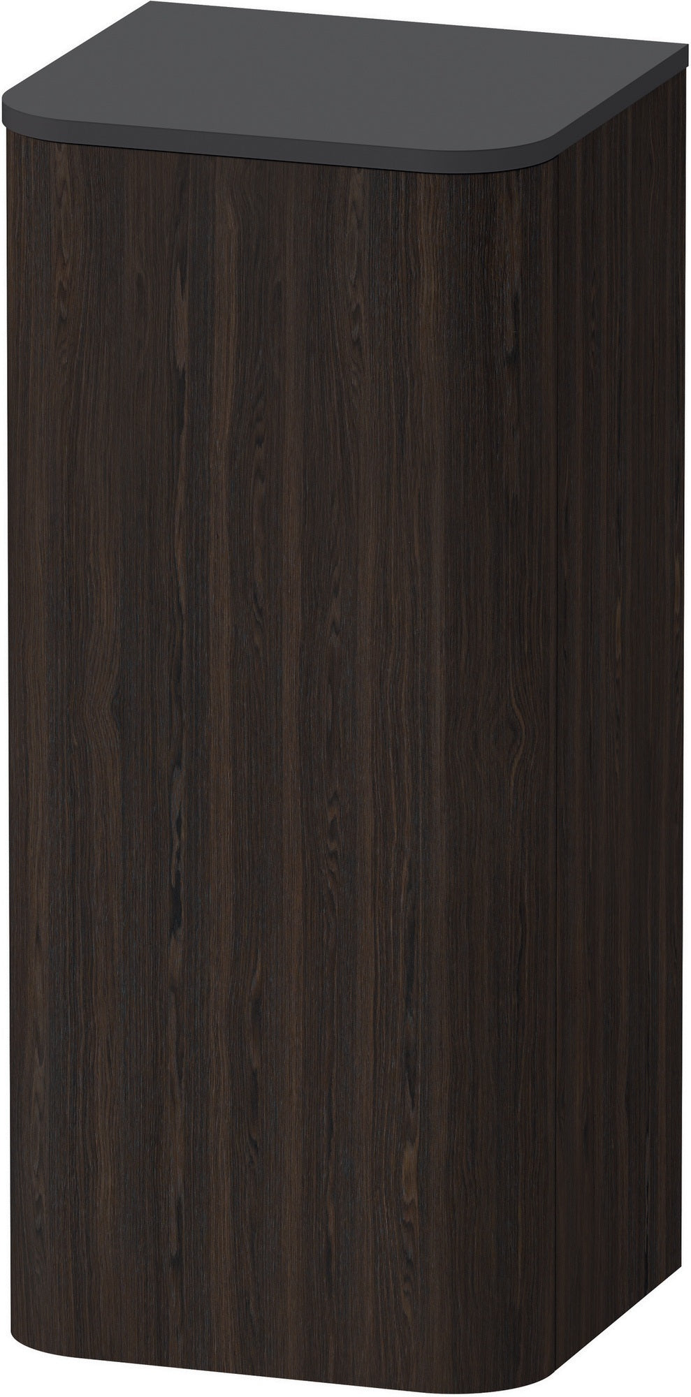DURAVIT Happy D.2 Halbhochschrank 400 mm taupe supermatt mit Tip-on und Soft-Close