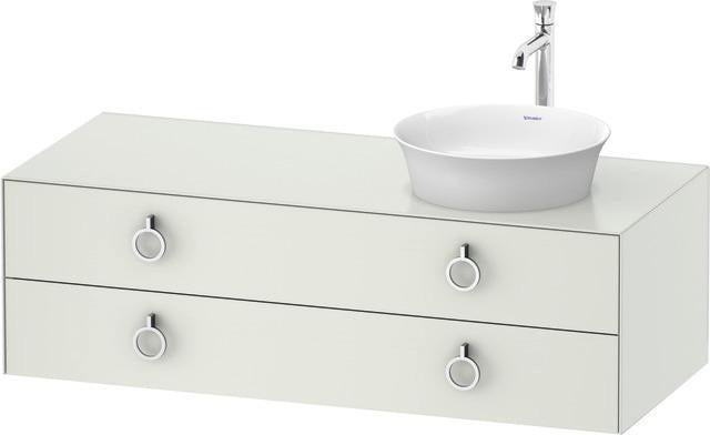 Duravit White Tulip Waschtischunterbau 1300 mm mit 2 Schubkästen und Innenbeleuchtung