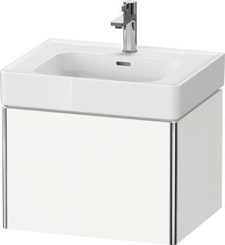 Duravit XSQUARE Waschtischunterbau 584 mm wandhängend mit Auszug – Tast-Senkrecht-Matt