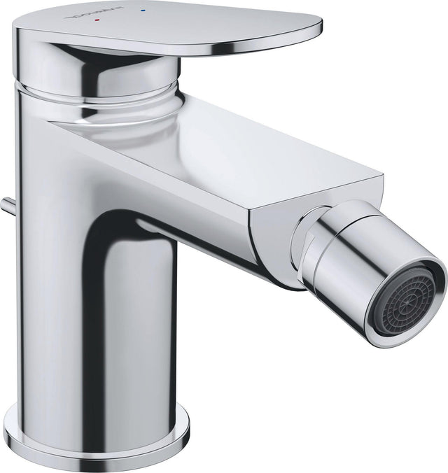DURAVIT Wave Einhebel-Bidetmischer Chrom mit Keramikmischsystem und 128 mm Auslauf