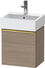 DURAVIT D-Neo Waschtischunterbau 434 mm Eiche Terra Matt, 1 Tür links, wandhängend