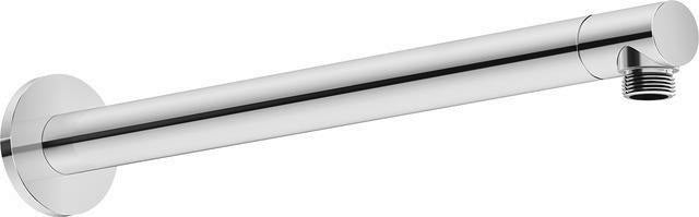 DURAVIT Brausearm L352mm rund Schwarz Matt – Edler Duscharm für Kopfbrausen bis 240 mm