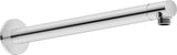 DURAVIT Brausearm L352mm rund Schwarz Matt – Edler Duscharm für Kopfbrausen bis 240 mm