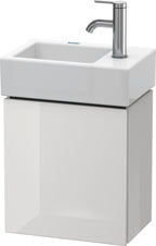 weiß hochglanz / Mitteldichte Faserplatte (MDF) / 1 Tür