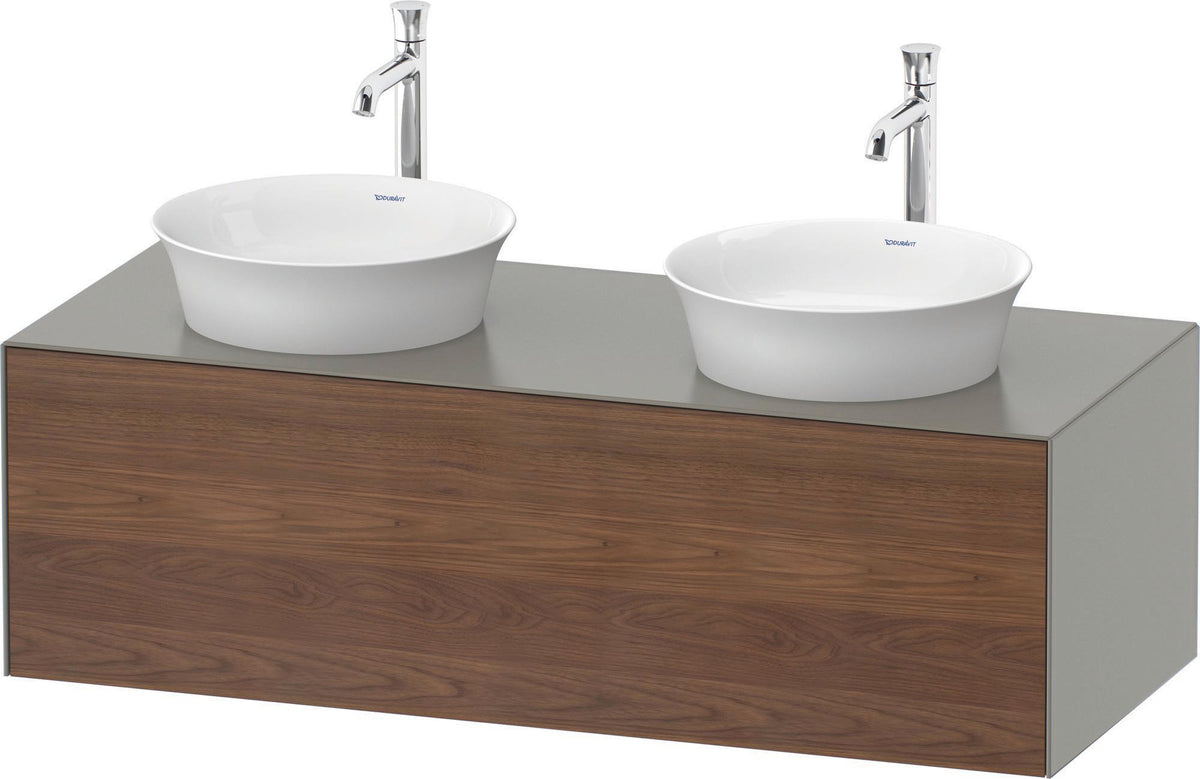 DURAVIT White Tulip Waschtischunterbau wandhängend 1300 mm weiß seidenmatt mit LED-Innenbeleuchtung