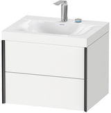 Duravit Möbelwaschtischset XVIU 600x480mm Cha ma / ta s-matt Ra 83 o HL