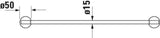 DURAVIT Starck T Handtuchhalter, Chrom, 610 mm – Wandmontage, verdeckte Befestigung