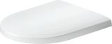 DURAVIT Univavo WC-Sitz D-Form tief 455mm mit Absenkautomatik und Edelstahl-Scharnieren