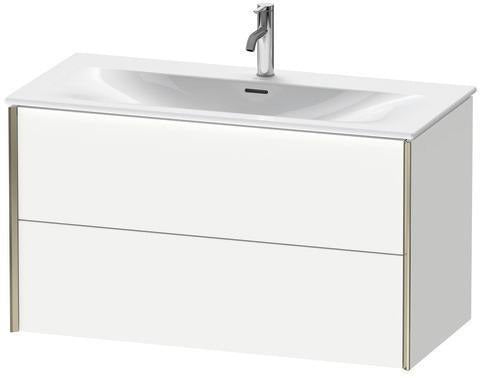 Duravit Waschtischunterbau XVIU 1010x557x480mm 2 Schubladen Programm Charisma taupe seidig-matt