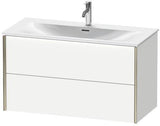 Duravit Waschtischunterbau XVIU 1010x557x480mm 2 Schubladen Programm Charisma taupe seidig-matt