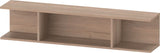 DURAVIT Ketho.2 Wandregal 800 mm Eiche Terra – 3 offene Fächer, inkl. Befestigung