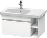 DURAVIT DuraStyle Waschtischunterbau 730 mm betongrau matt – wandhängend mit 1 Auszug & 2 offenen Fächern