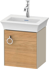 DURAVIT White Tulip Waschtischunterbau wandhängend 384 mm Nussbaum Taupe von Philippe Starck