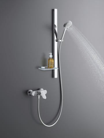 DURAVIT Wave Einhebel-Brausemischer Aufputz Keramikmischsystem Chrom
