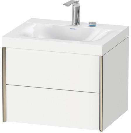 Duravit Möbelwaschtischset XVIU 600x480mm Cha ma / ta s-matt Ra 83 o HL