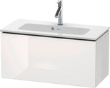 Duravit L-Cube Waschtischunterbau 820 mm Weiß Matt mit 1 Auszug und Tip-On-Technik
