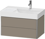 DURAVIT XSquare Waschtischunterbau wandhängend 784 mm mit 2 Schubkästen, weiß matt