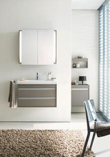 DURAVIT Waschtischunterbau Ketho wandhängend 800 mm, 2 Schubkästen, weiß matt, für D-Code 034285
